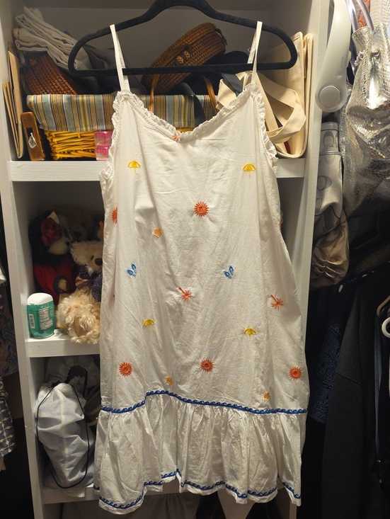 Cynthia Rowley Dresses & Skirts - NWOT Cynthia Rowley White Sundress with Multicolor Embroidery